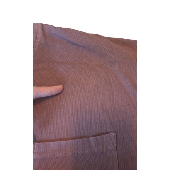 New W/Defect Madewell Garment-Dyed Oversized Pocket Tee Size Medium - Picture 4 of 7